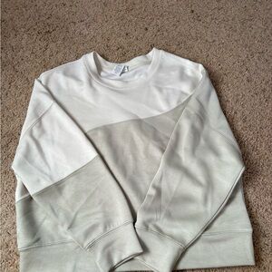 RBX Cream and Mint Activewear Top